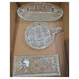 American Brilliant Period Cut Glass pieces