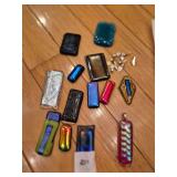 dichroic glass pendants