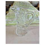 Antique American Brilliant Period glass pitcher