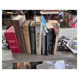 Bicycle book ends & books