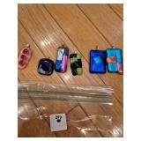 dichroic glass pendants