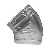4 in. x 7 in. Flat Oval 45-Degree Elbow