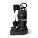 $164 1/2 HP Aluminum Sump Pump Vertical Switch