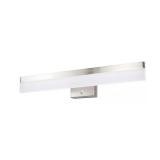 $90 Eldridge 24 in. 1-Light Bushed Nickel LED...