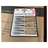 Jim Beam - 8 piece steak knife and fork set