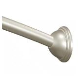 $40 60 in. Curved Shower Rod with Pivoting...
