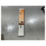 23in x 64in White - 1 in cordless vinyl blind