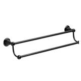$50 Porter 24 in. Double Towel Bar in Oil...