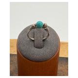 Southwestern Sterling Turquoise Ring