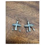 Southwestern Sterling Dangle Earrings