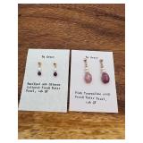 Artisan Gold Filled Dangle Earrings 2 Pair