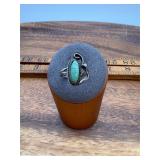 Native American Sterling Turquoise Ring