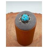 Native American Turquoise Sterling Ring