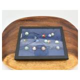 Antique set of glass Marbles