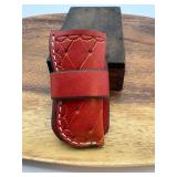 Custom Folding Knife Leather Sheath/Case