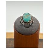 Native American Sterling Turquoise Ring