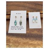 Artisan Gold Filled Dangle Earrings 2 Pair