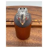 Vintage Stainless Biker Ring