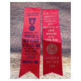 Antique GAR Grand Army Republic Ribbons