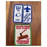 2 Vintage Boy Scout of America Patches