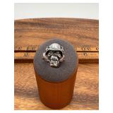 Vintage Stainless Biker Ring