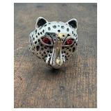 Vintage Stainless Biker Ring sz 10.25