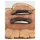 2 Large Hunter Style Folding Knives