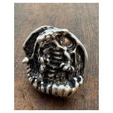 Vintage Stainless Biker Ring sz 7