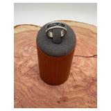 Native Sterling Silver Black Onyx inlay ring sz 6