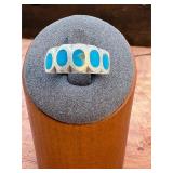SS Southwestern Turquoise Band sz 6.25