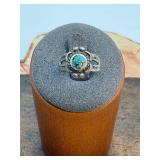 Bell Trading Navajo Sterling Turquoise Ring