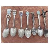 Silver Souvenir Collector Spoon Lot