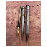 Antique Sterling Silver Mechanical Pencils