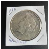 90% Silver 1923 Peace Dollar