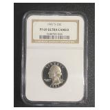 1987 Washington Ultra Cameo Quarter NGC PF69