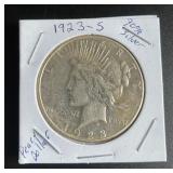 90% Silver 1923s Peace Dollar