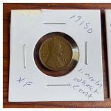 (2) 1915d Lincoln wheat cent xf vf