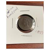 1859 Indian Head Cent
