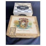 2 Vintage Cigar Boxes