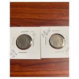 1926 & 1929 Buffalo Nickel