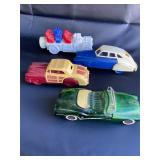 4 Vintage Avon Automobile Fragrance Decanters