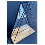18'x16' Triangle Mirror/ Shelf