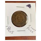 1865 2 cent piece