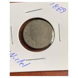 Better date 1889 liberty head V nickel