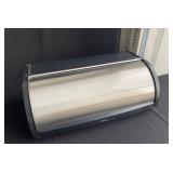 Stainless Steel Bread Box Roll Top