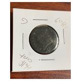 1809 1/2 cent