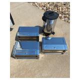 Misc. 3 Paper Towel Dispensers, Coffee Percolator