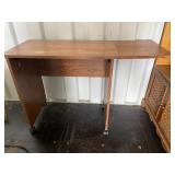 Rolling Drop Leaf Table 38'w, 25't, 15'd