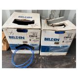 2 Belden Cat 6 Communications Cable, 1 Cat 3 Cable