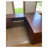 Large L Shaped Office Desk - Disassembled in 2 p
